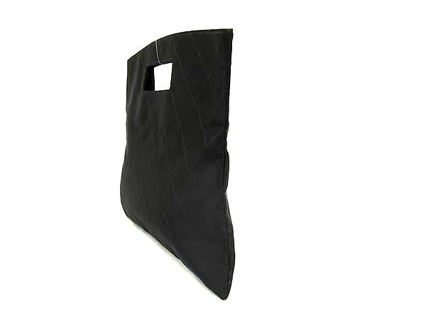 Chanel Matelasse Satin Handbag Mini Bag Women Black Fu4094