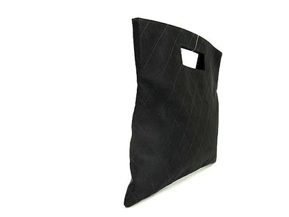 Chanel Matelasse Satin Handbag Mini Bag Women Black Fu4094