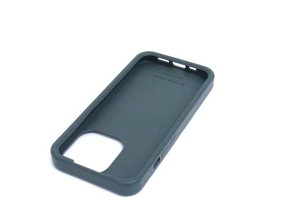 Bottega Veneta Intrecciato Rubber Iphone 14pro Compatible Phone Case In Grey