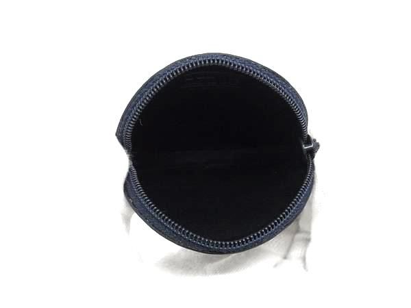 Loewe Anagram Leather Coin Case Coin Purse Wallet Men's Women's Navy Bs1220