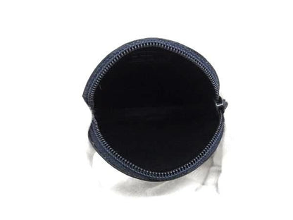 Loewe Anagram Leather Coin Case Coin Purse Wallet Men's Women's Navy Bs1220