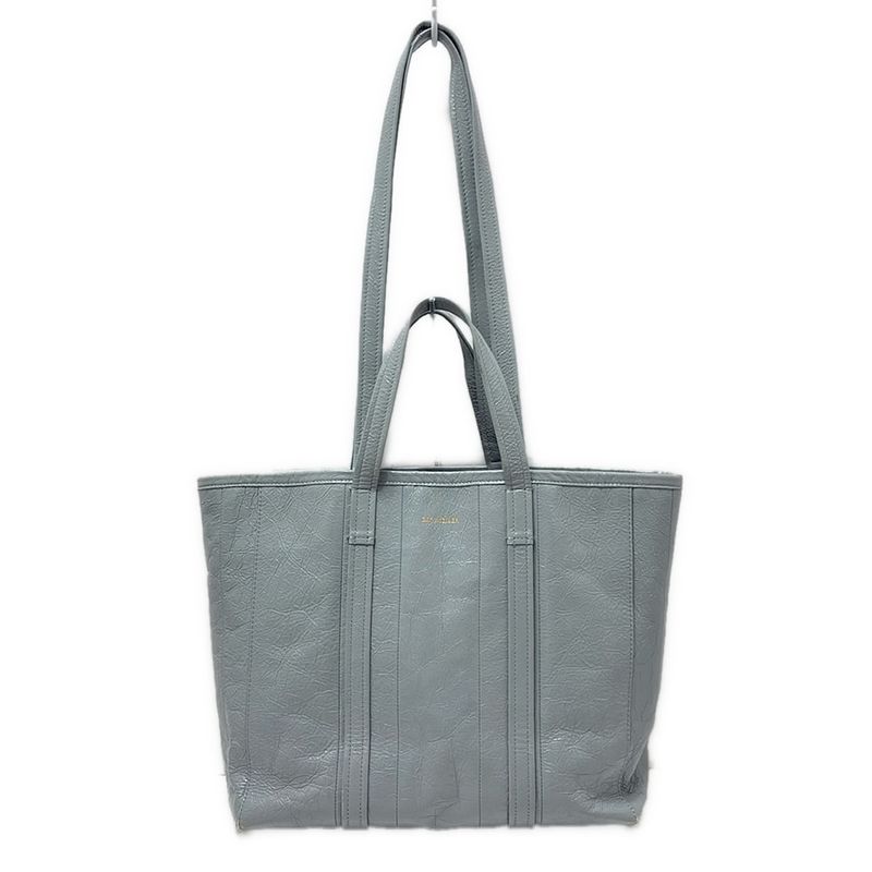 Balenciaga Tote Bag Balbes 671409 Light Blue 2way Leather