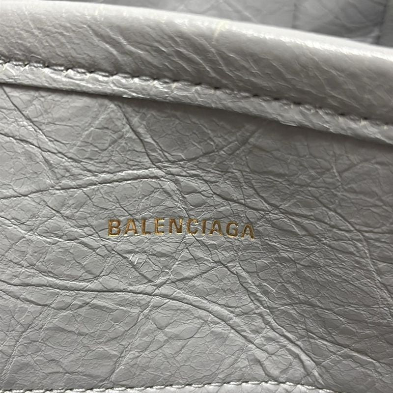 Balenciaga Tote Bag Balbes 671409 Light Blue 2way Leather