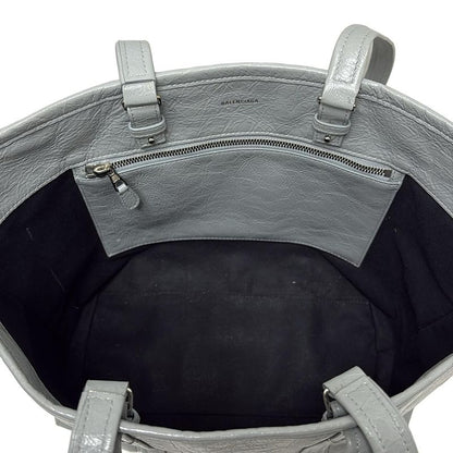 Balenciaga Tote Bag Balbes 671409 Light Blue 2way Leather