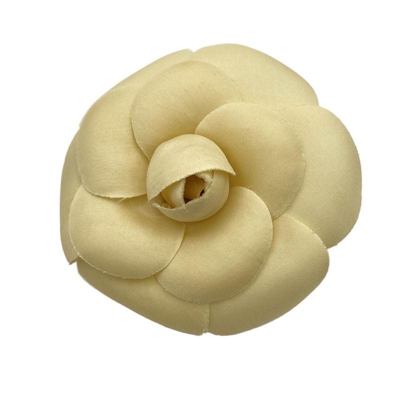 Chanel Brooch Camellia Ivory And Gold