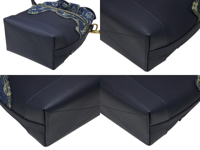 Louis Vuitton Japanese Cruiser Handbag Monogram Denim NIGO — view 6