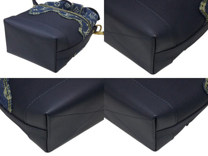 Louis Vuitton Japanese Cruiser Handbag Monogram Denim NIGO — view 6