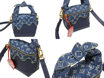Louis Vuitton Japanese Cruiser Handbag Monogram Denim NIGO — view 3