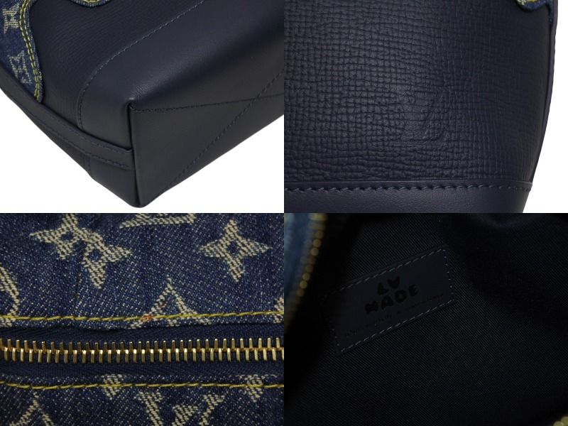 Louis Vuitton Japanese Cruiser Handbag Monogram Denim NIGO — view 7