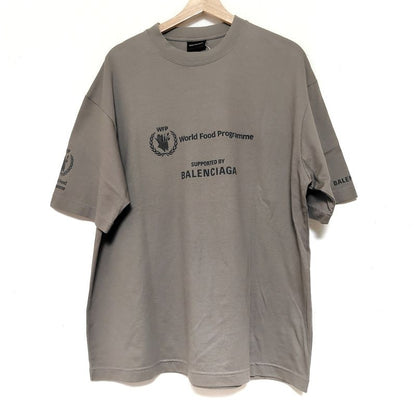 Balenciaga Short Sleeve T-shirt Size M Men's - 612966 Tmvl2 Khaki X Dark Grey