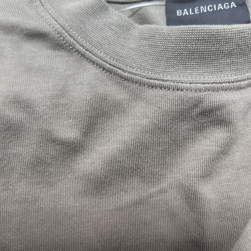 Balenciaga Short Sleeve T-shirt Size M Men's - 612966 Tmvl2 Khaki X Dark Grey