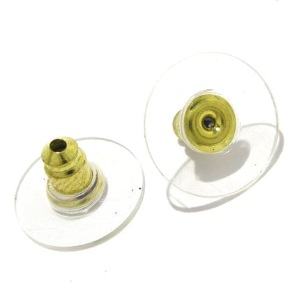 Chanel Earrings Coco Mark Orange×gold×clear Perfume/star/rhinestone