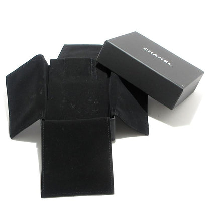 Chanel Earrings Coco Mark Orange×gold×clear Perfume/star/rhinestone