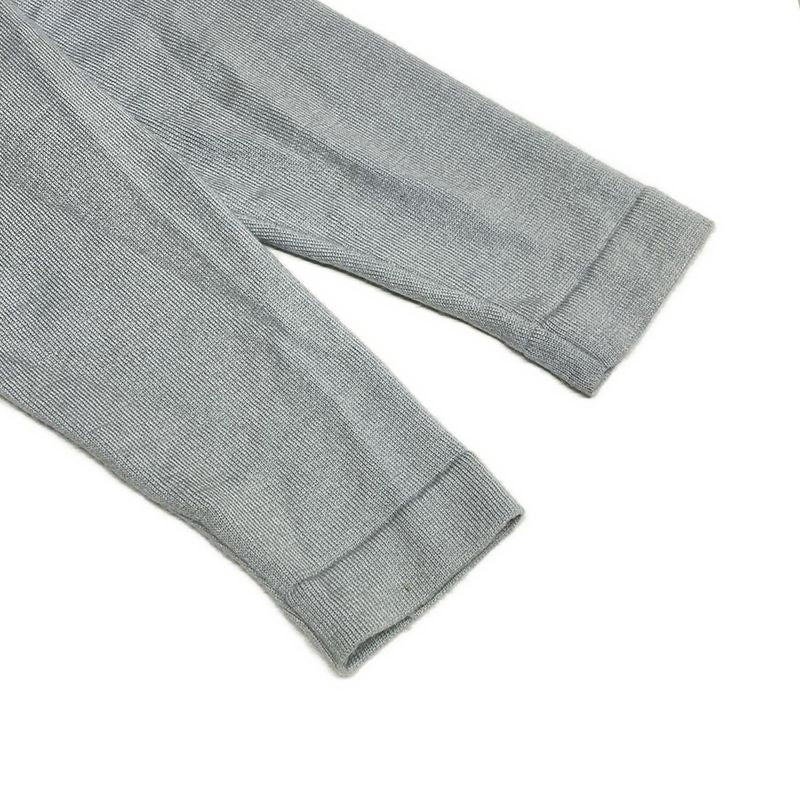 Hermes Long Sleeve Sweater Size 38 M Women - Light Blue X Brown X Multi