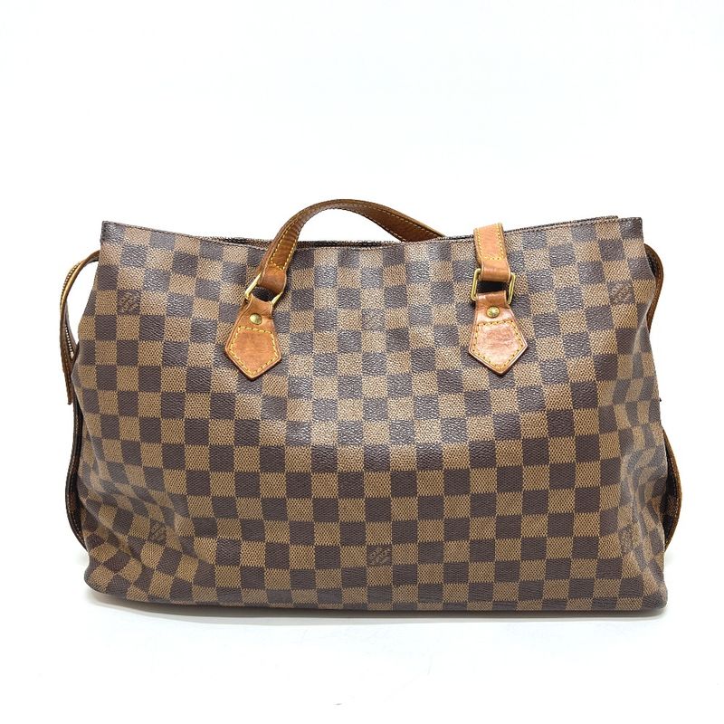 Louis Vuitton Shoulder Bag Colombine N99037 Damier Canvas Ebène Brown