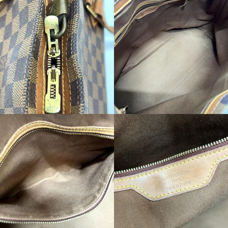 Louis Vuitton Shoulder Bag Colombine N99037 Damier Canvas Ebène Brown