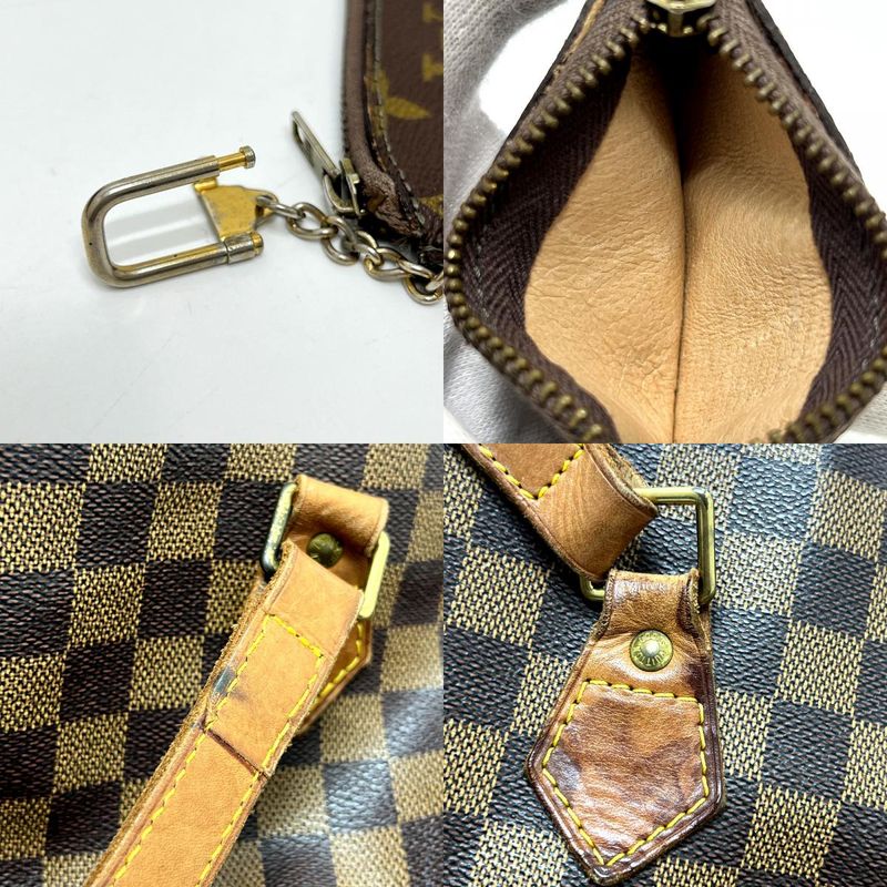 Louis Vuitton Shoulder Bag Colombine N99037 Damier Canvas Ebène Brown