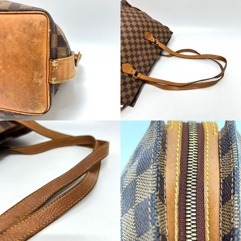 Louis Vuitton Shoulder Bag Colombine N99037 Damier Canvas Ebène Brown