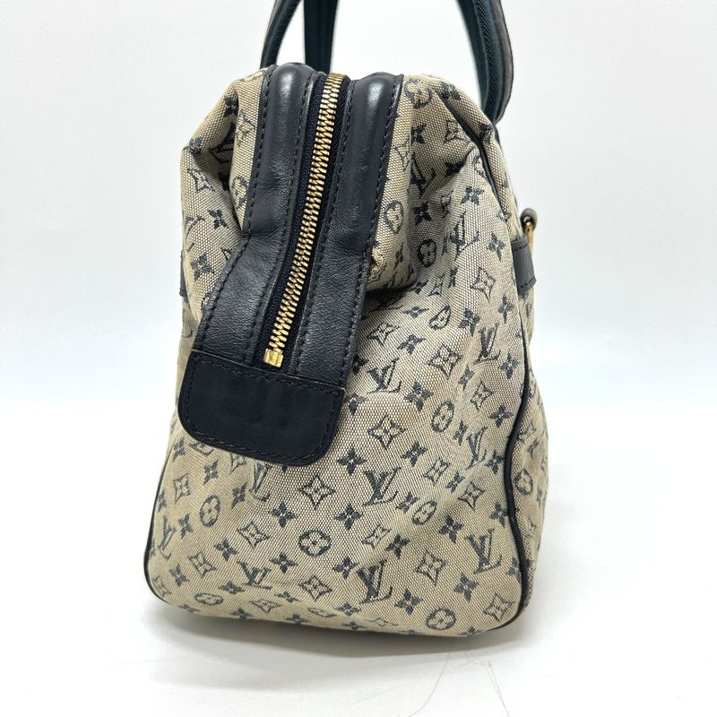Louis Vuitton Handbag Josephine GM M92211 Monogram Mini Canvas Navy