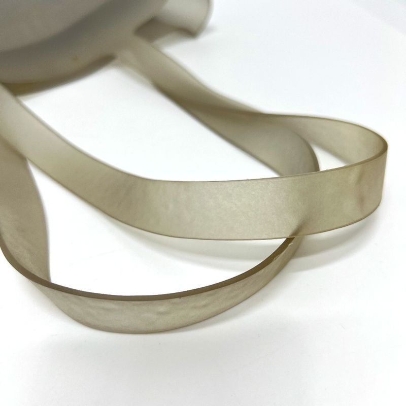 Chanel Shoulder Bag Logo Rubber Gray