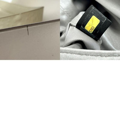 Chanel Shoulder Bag Logo Rubber Gray