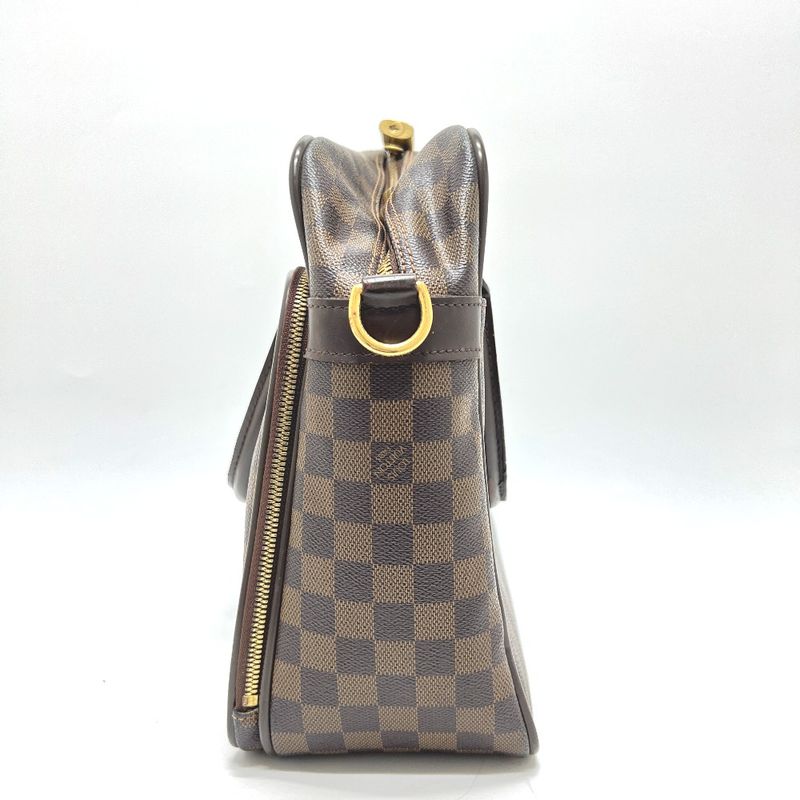 Louis Vuitton Handbag Ikar N23252 Damier Canvas Ebène Brown