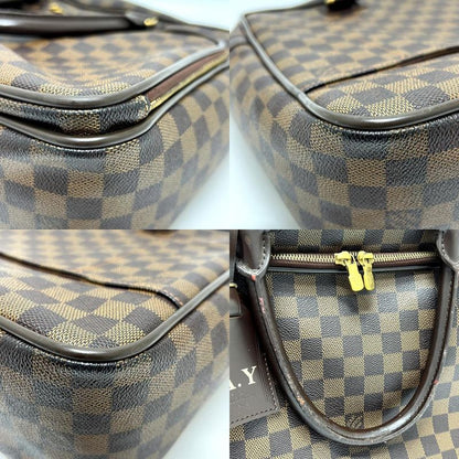 Louis Vuitton Handbag Ikar N23252 Damier Canvas Ebène Brown