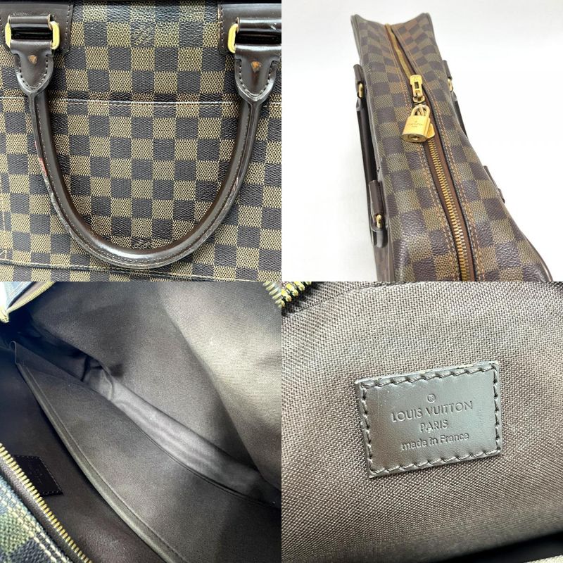 Louis Vuitton Handbag Ikar N23252 Damier Canvas Ebène Brown