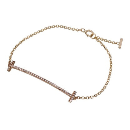 Tiffany & Co Tiffany & Co Bracelet Ladies Brand 750pg Diamond D011 T-smile