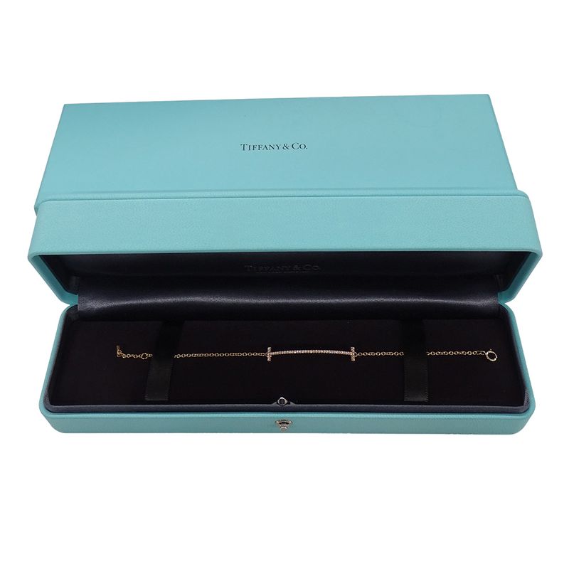 Tiffany & Co Tiffany & Co Bracelet Ladies Brand 750pg Diamond D011 T-smile