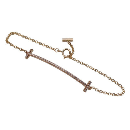 Tiffany & Co Tiffany & Co Bracelet Ladies Brand 750pg Diamond D011 T-smile