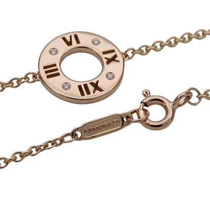 Tiffany & Co Tiffany & Co Bracelet Ladies Brand 750pg 4P Diamond Atlas Earrings