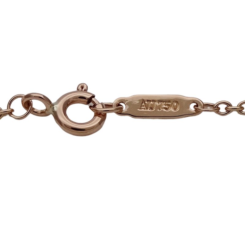 Tiffany & Co Tiffany & Co Bracelet Ladies Brand 750pg 4P Diamond Atlas Earrings