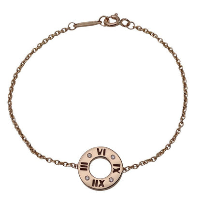 Tiffany & Co Tiffany & Co Bracelet Ladies Brand 750pg 4P Diamond Atlas Earrings