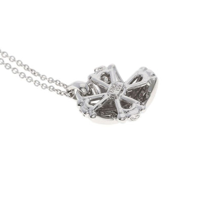 Tiffany & Co Signature Diamond Necklace 18K White Gold Ladies