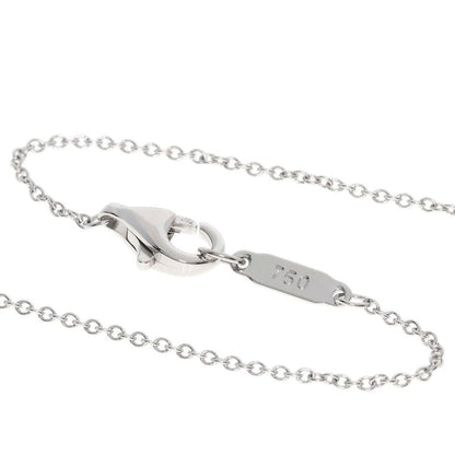 Tiffany & Co Signature Diamond Necklace 18K White Gold Ladies