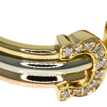 Cartier 2cring SM Diamond #52 Ring 18K Yellow Gold 18K White Gold 18K Pink Gold