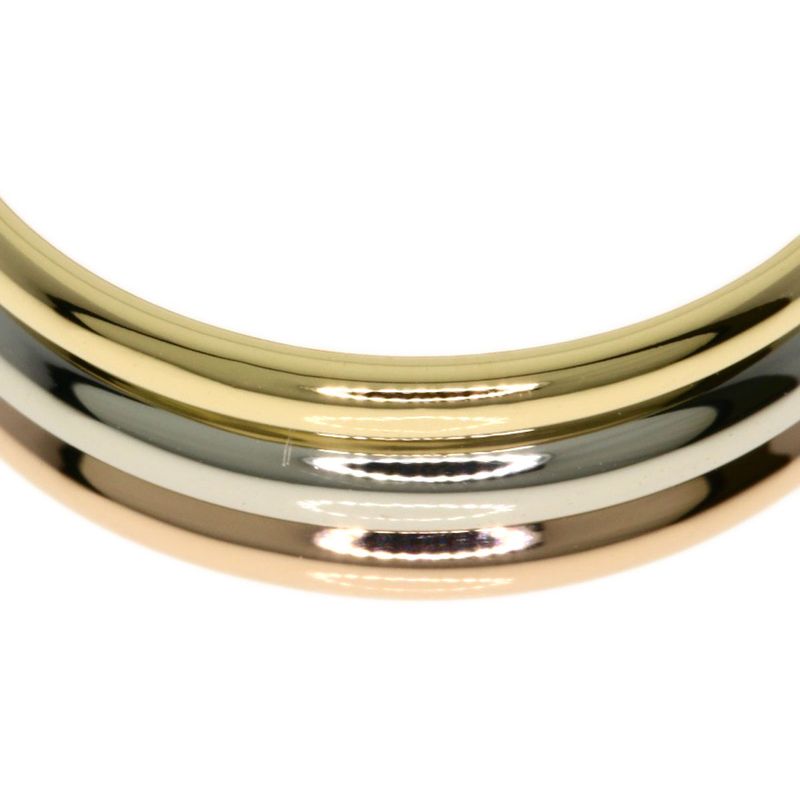 Cartier 2cring SM Diamond #52 Ring 18K Yellow Gold 18K White Gold 18K Pink Gold