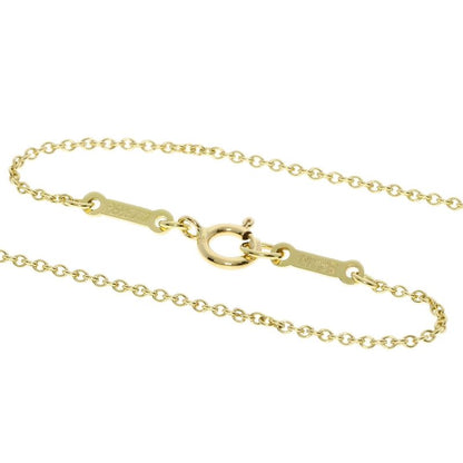 Tiffany & Co Open Heart Diamond Necklace 18K Yellow Gold Ladies