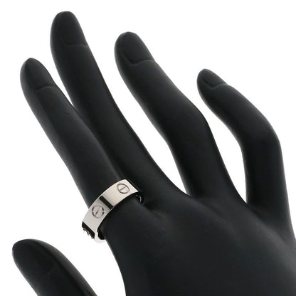 Cartier Love Ring #52 Ring - 18K White Gold Ladies