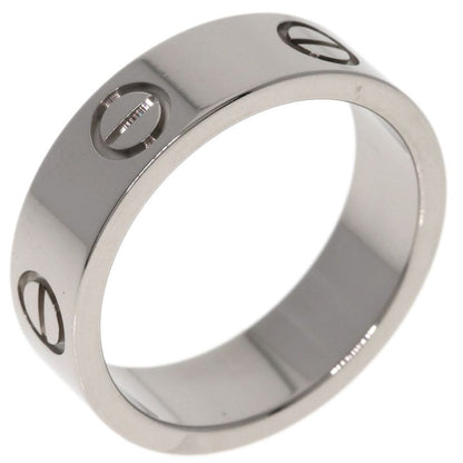 Cartier Love Ring #52 Ring - 18K White Gold Ladies