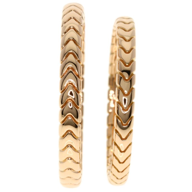 Bvlgari Bulgari Spiga Pear Ring #67 #73 Ring / Rings 18K Pink Gold Ladies