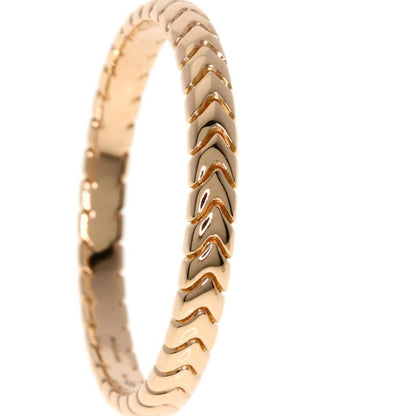 Bvlgari Bulgari Spiga Pear Ring #67 #73 Ring / Rings 18K Pink Gold Ladies