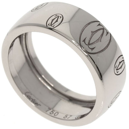 Cartier Happy Birthday LM #57 Ring 18K White Gold Ladies