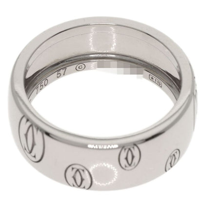 Cartier Happy Birthday LM #57 Ring 18K White Gold Ladies