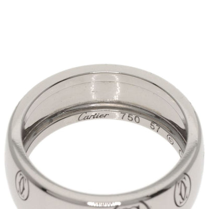 Cartier Happy Birthday LM #57 Ring 18K White Gold Ladies