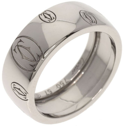 Cartier Happy Birthday LM #57 Ring 18K White Gold Ladies