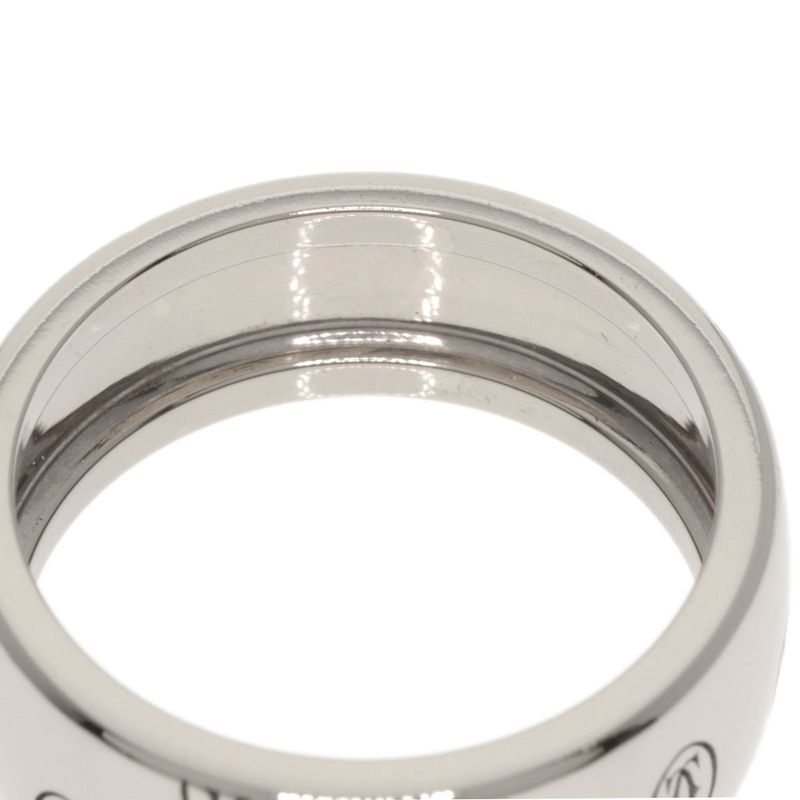 Cartier Happy Birthday LM #57 Ring 18K White Gold Ladies