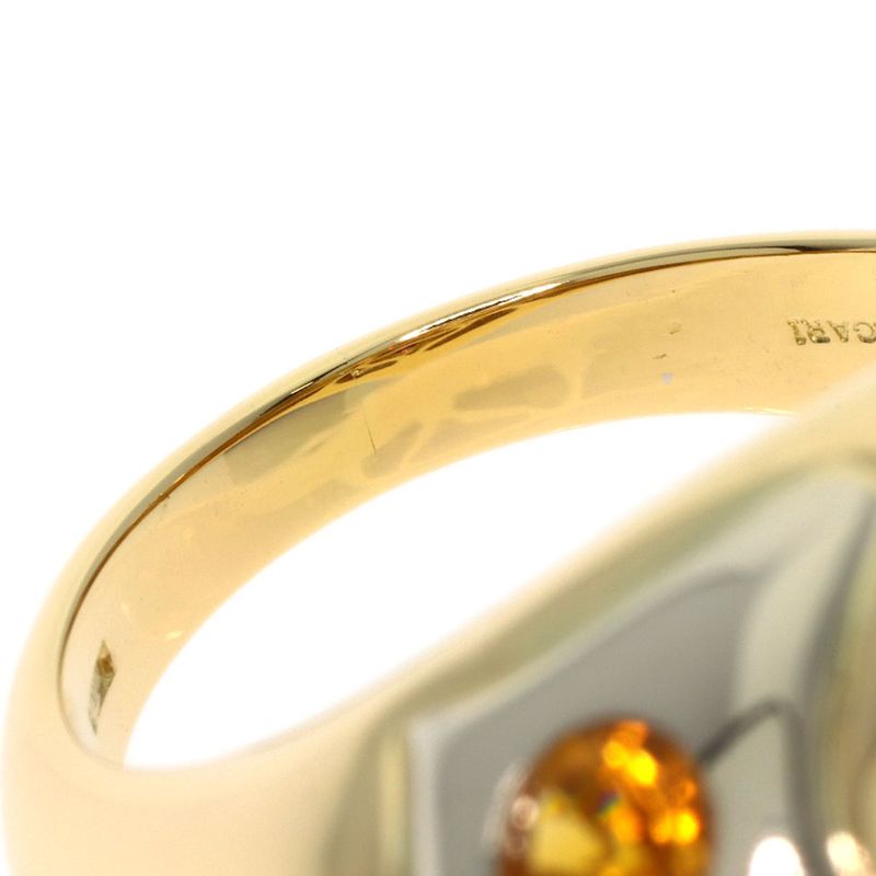 Bvlgari Bulgari Lotto Peridot Rhodolite Garnet Citrine Ring 18K Yellow Gold