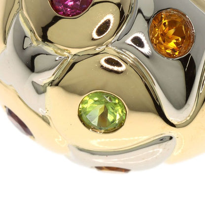 Bvlgari Bulgari Lotto Peridot Rhodolite Garnet Citrine Ring 18K Yellow Gold